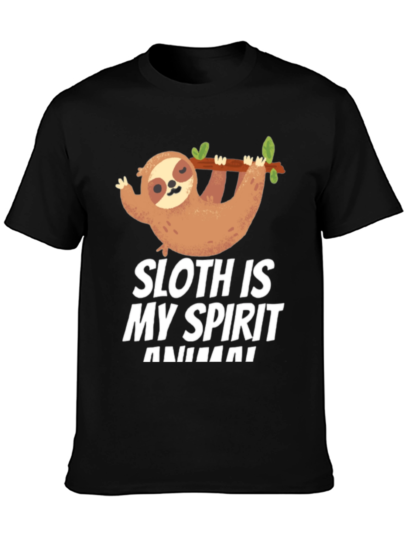 Sloth Spirit Animal T-Shirt Funny Cute Graphic Tee