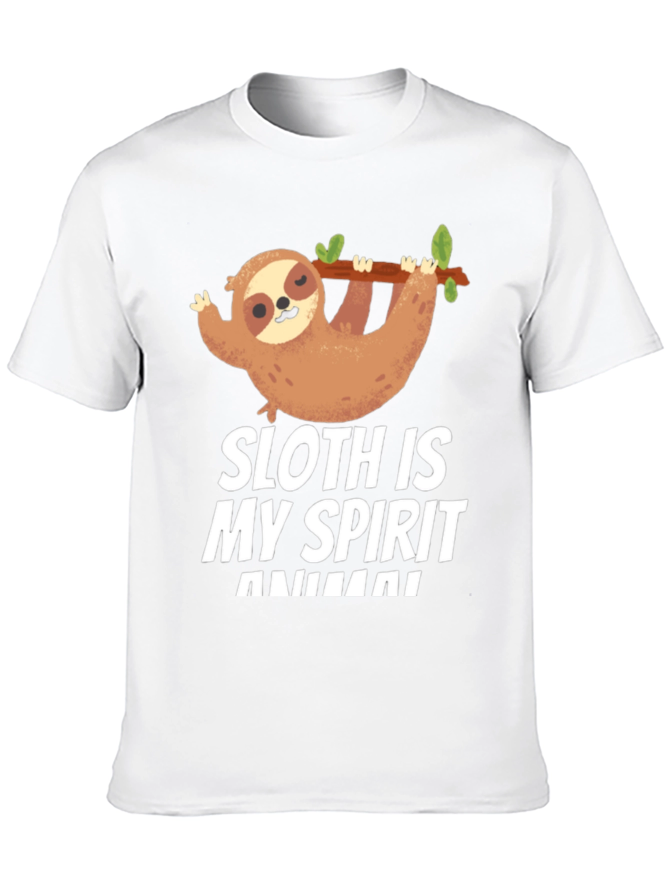 Sloth Spirit Animal T-Shirt Funny Cute Graphic Tee