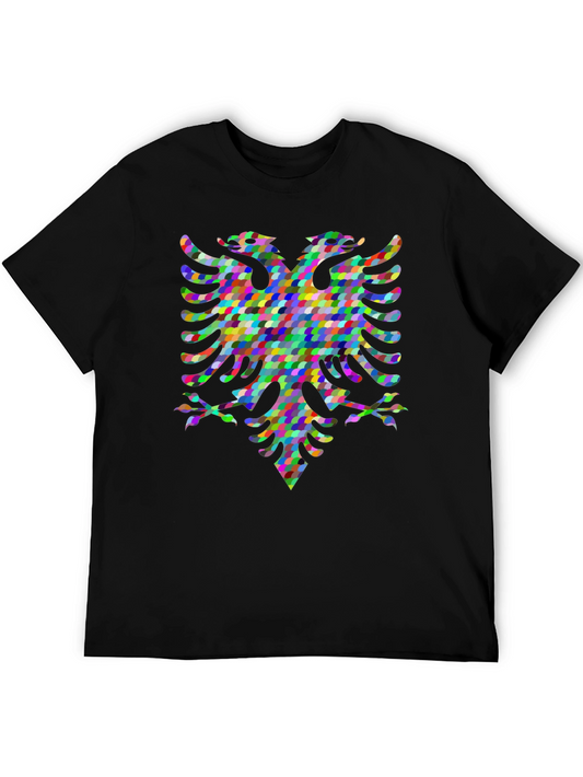 Colorful Eagle Graphic T-Shirt