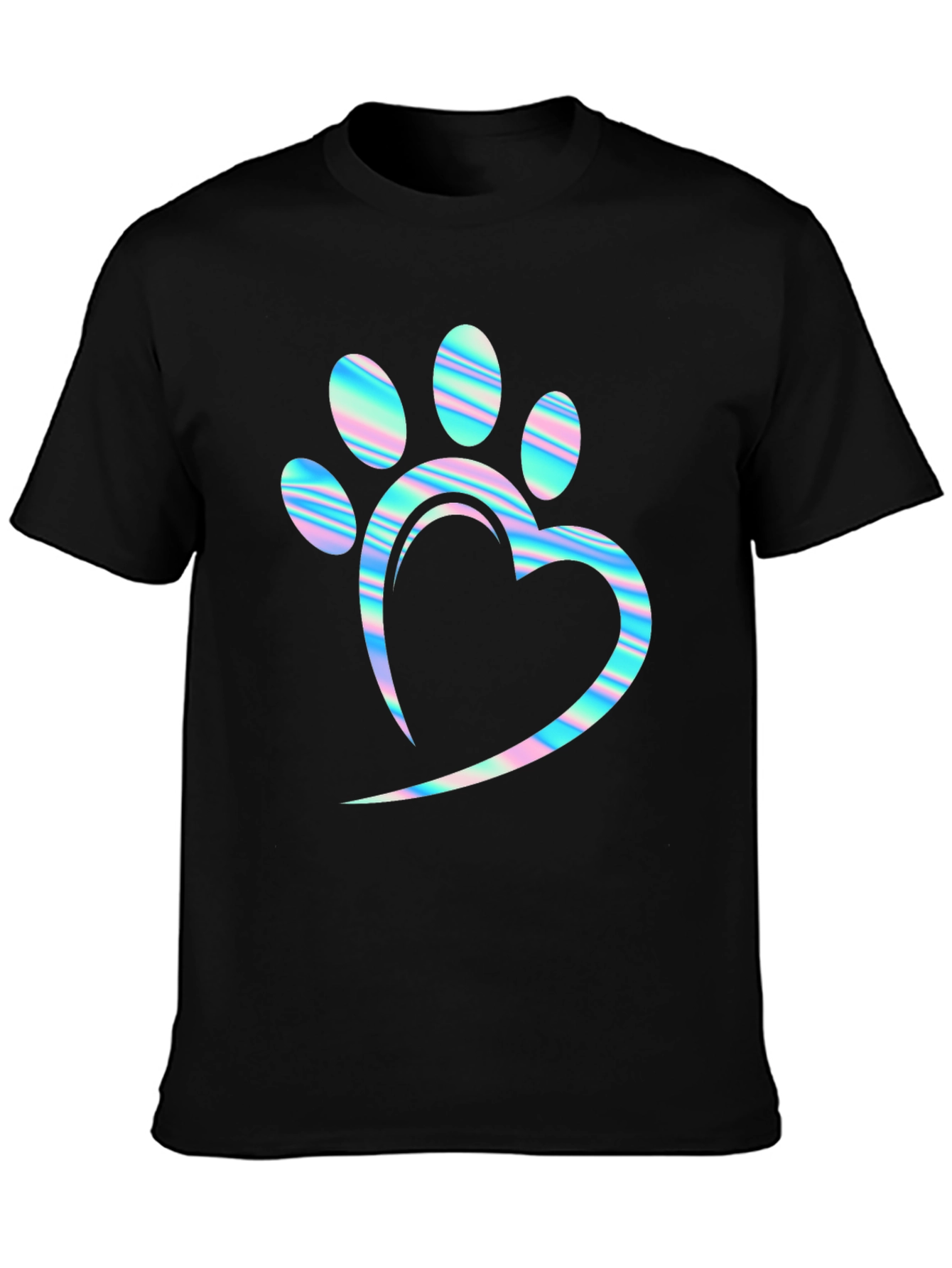 Paw Heart Holographic T-Shirt