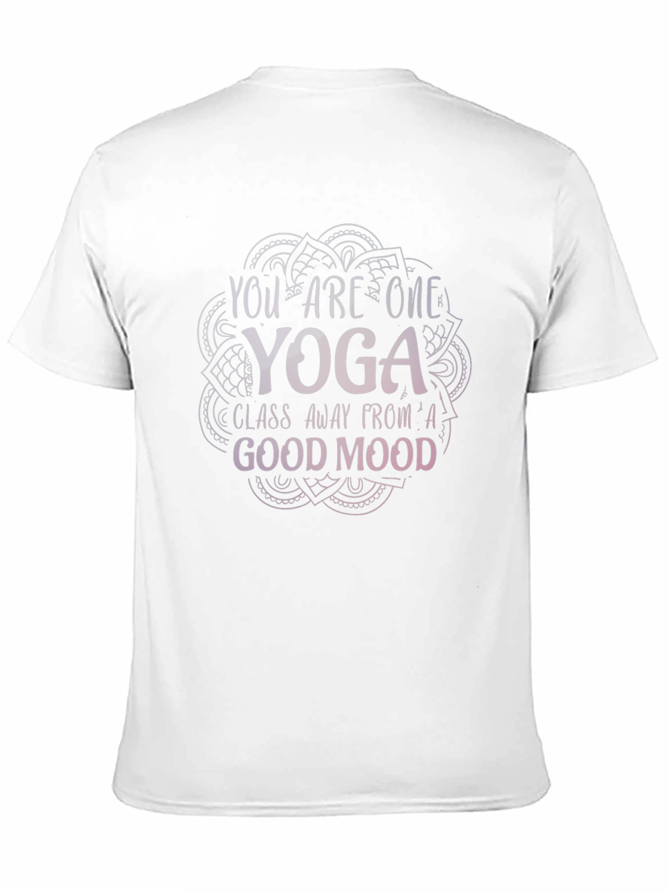 Yoga Good Mood Black Graphic T-Shirt