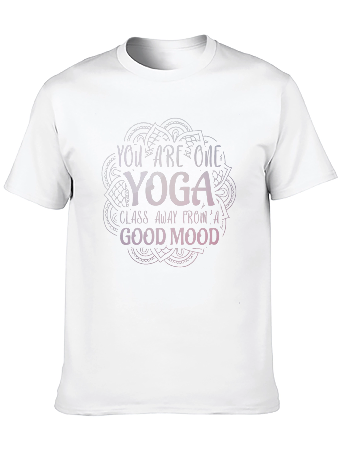 Yoga Good Mood Black Graphic T-Shirt
