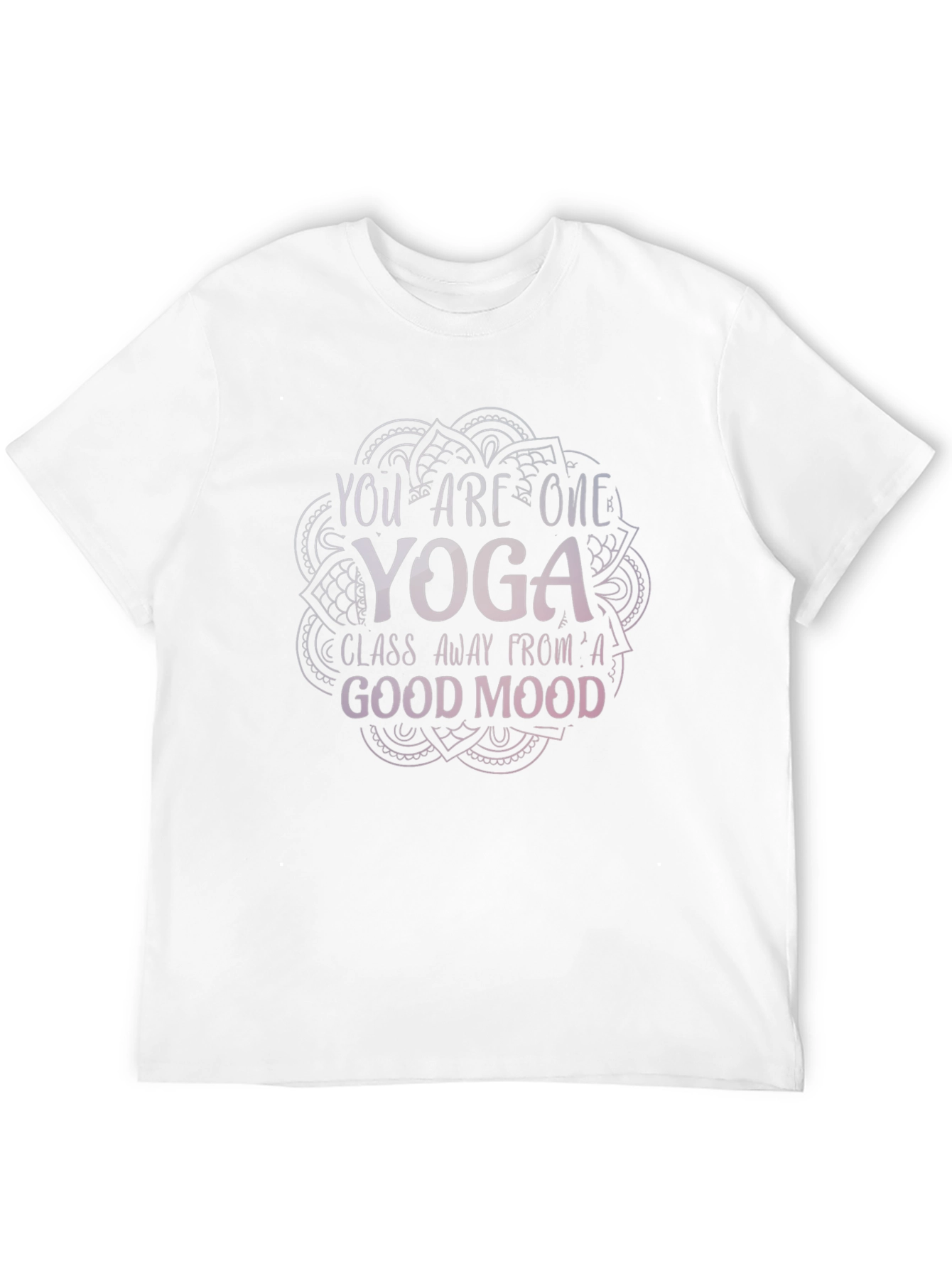 Yoga Good Mood Black Graphic T-Shirt