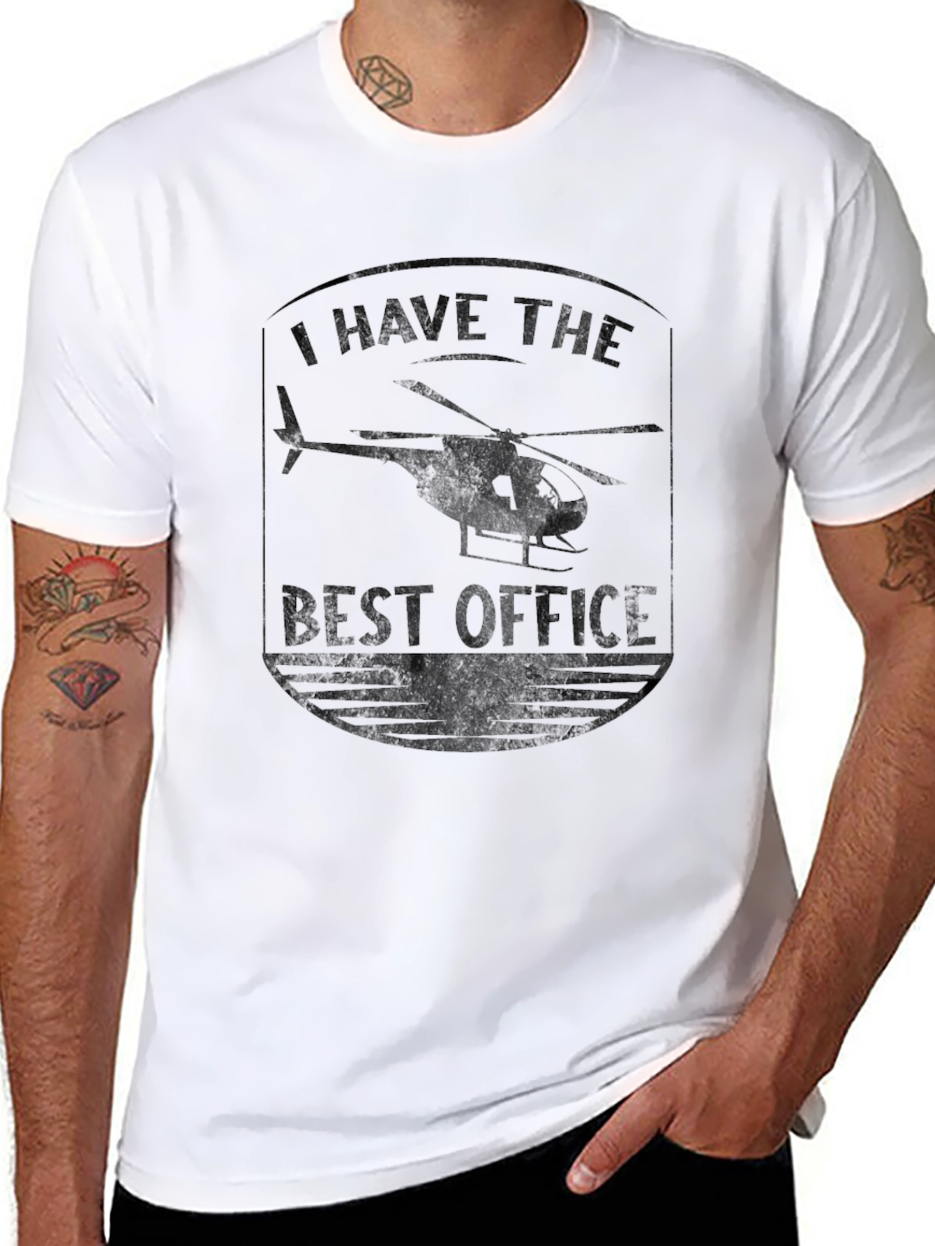 Helicopter Pilot T-Shirt - Best Office Ever