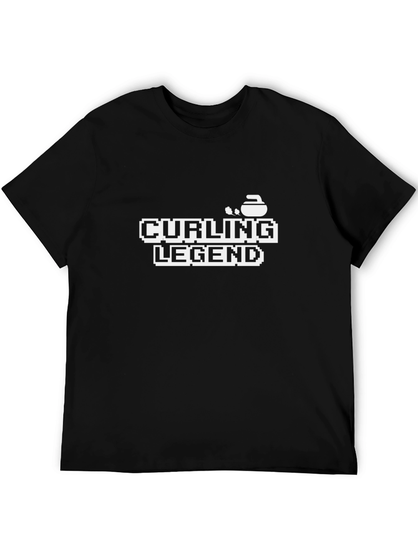 Curling Legend Black T-Shirt