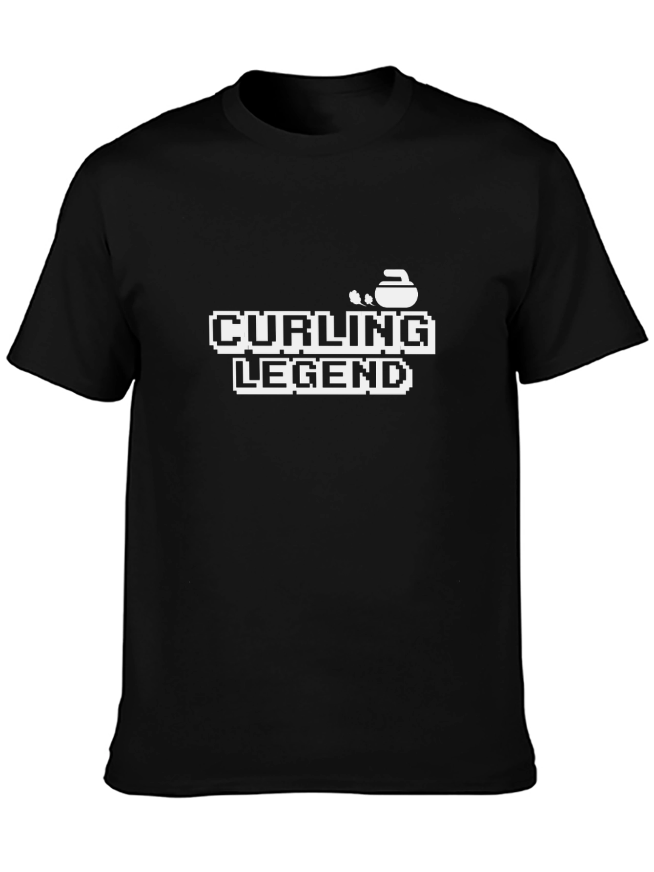 Curling Legend Black T-Shirt