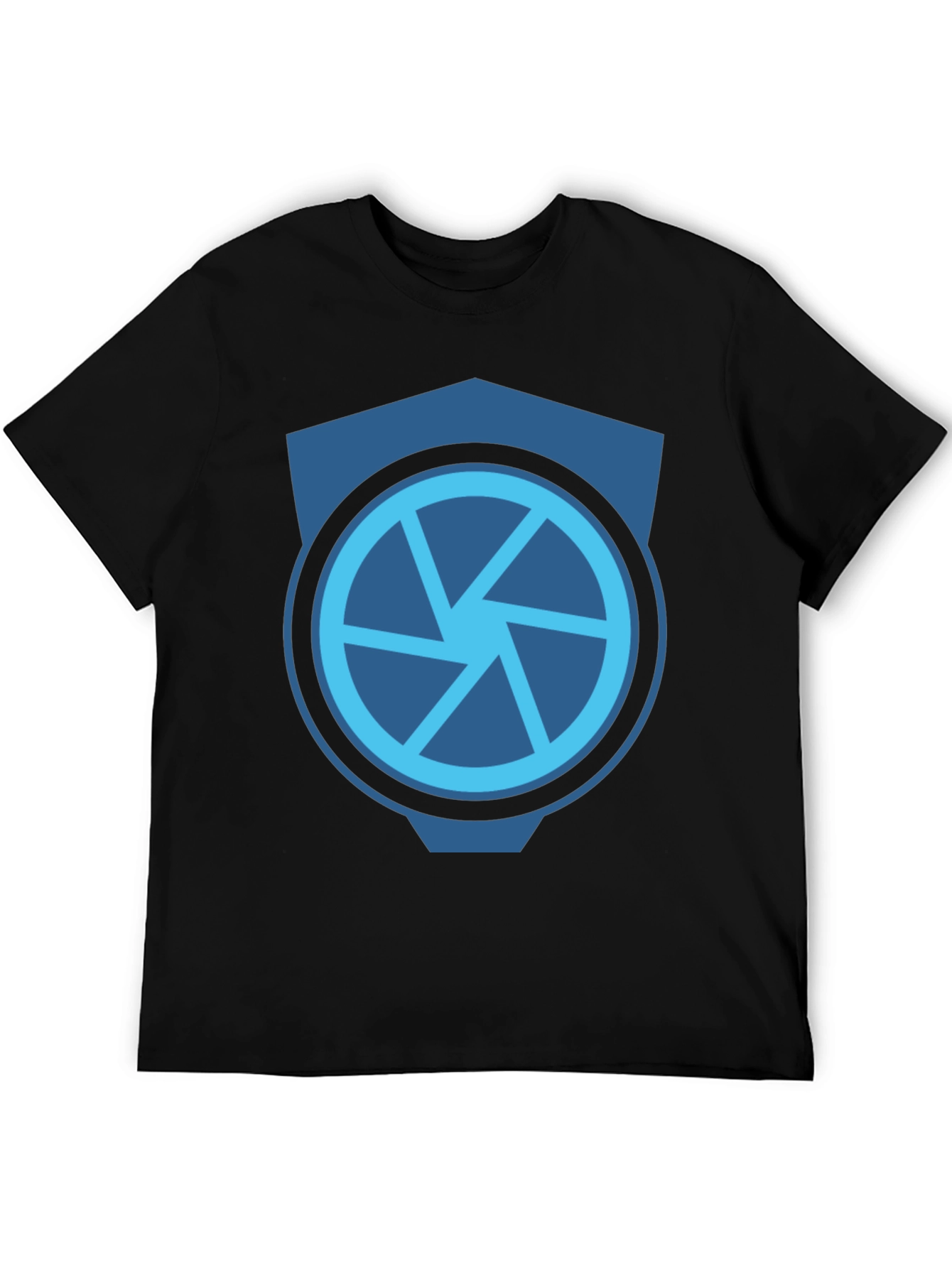 Mens Black Tee with Graphic Logo