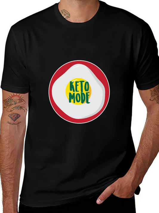 Keto Mode T-Shirt - Stylish Black Tee