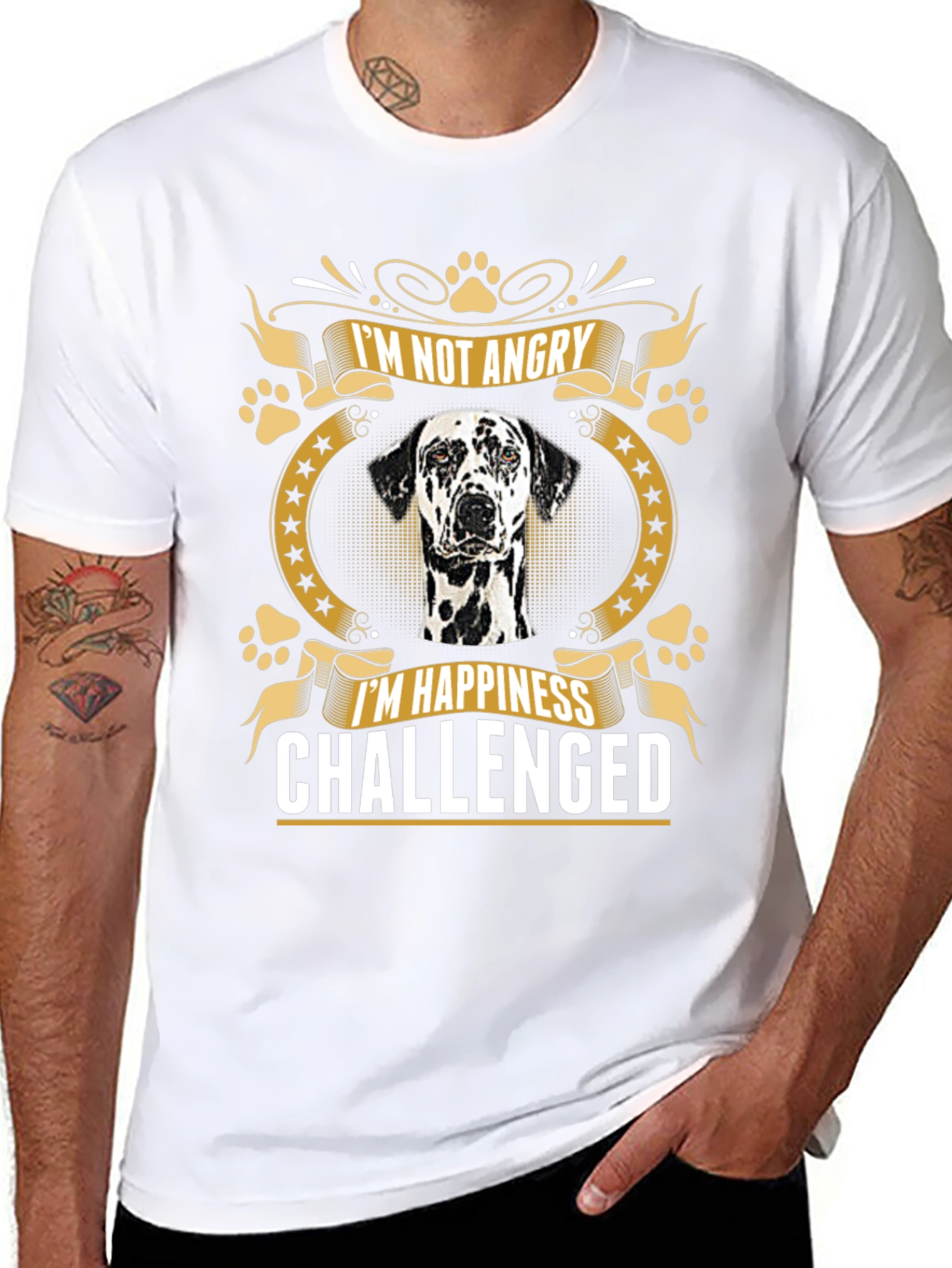 Dalmatian Dog T-Shirt - Im Not Angry