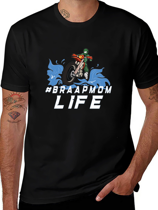 #Braapmom Life T-Shirt - Motocross Mom Tee