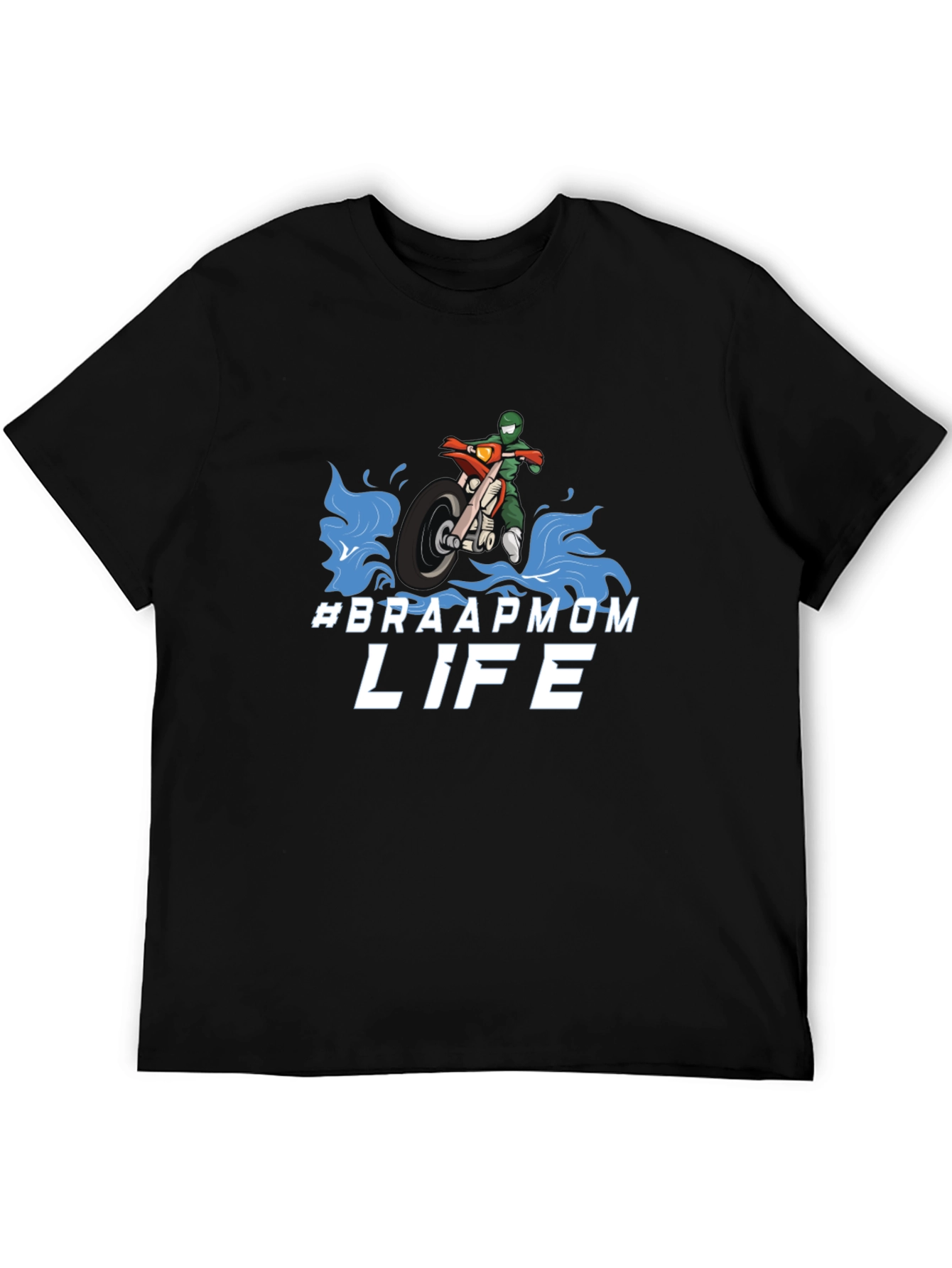 #Braapmom Life T-Shirt - Motocross Mom Tee