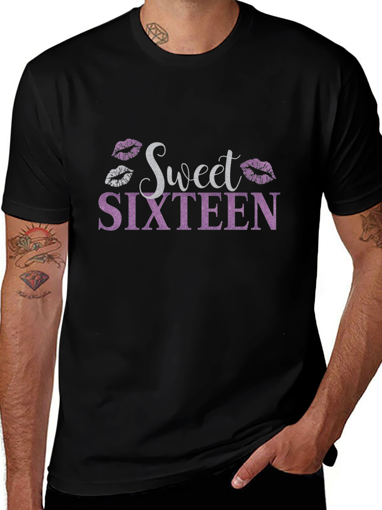 Sweet Sixteen Graphic Tee - Birthday Party T-Shirt