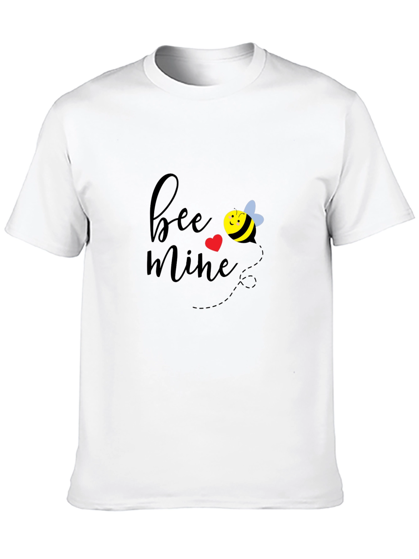 Bee Mine Valentines Day Black T-Shirt