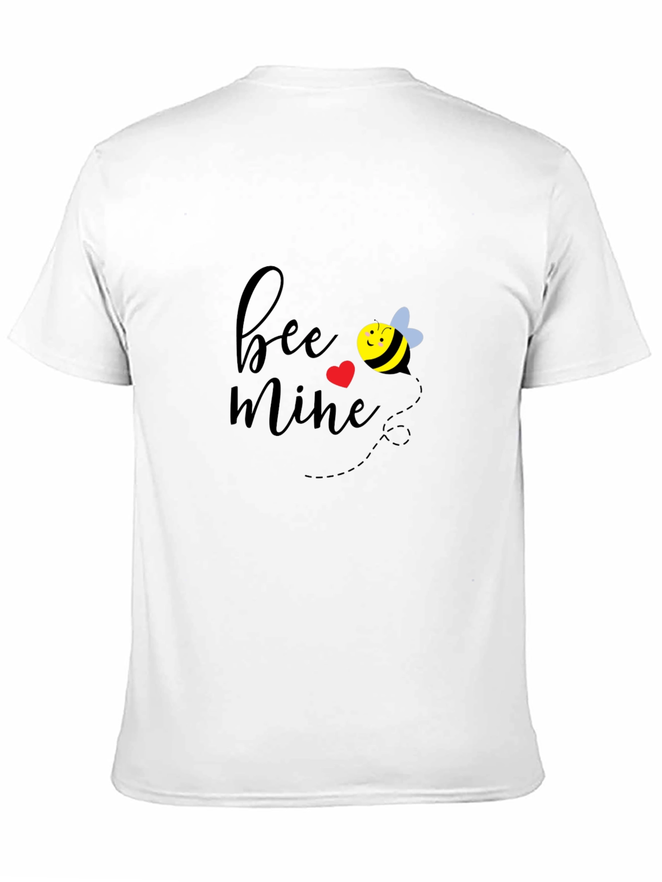 Bee Mine Valentines Day Black T-Shirt