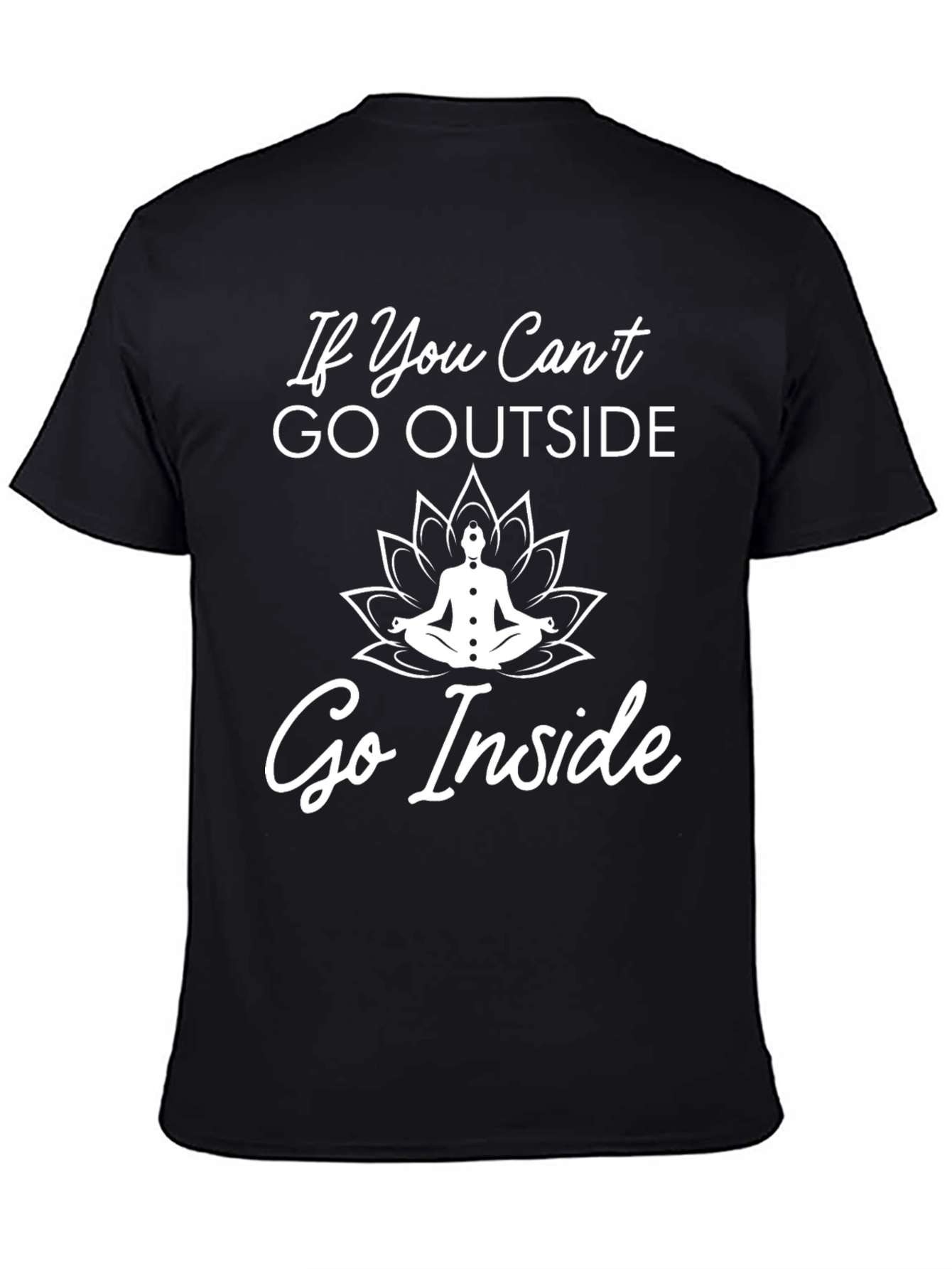 Meditate Inside T-Shirt - Yoga Lotus Tee