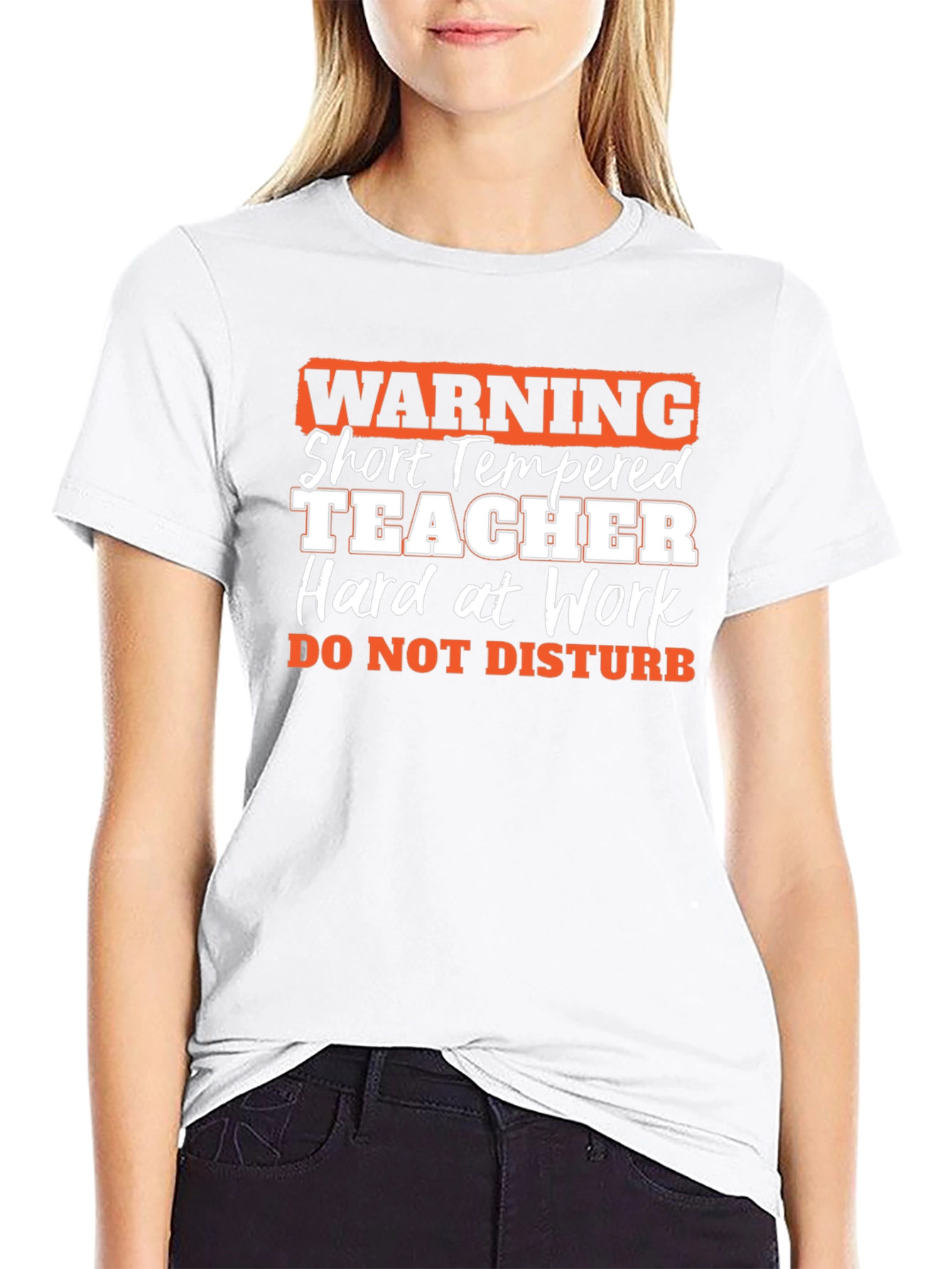Warning Short Tempered Teacher T-Shirt
