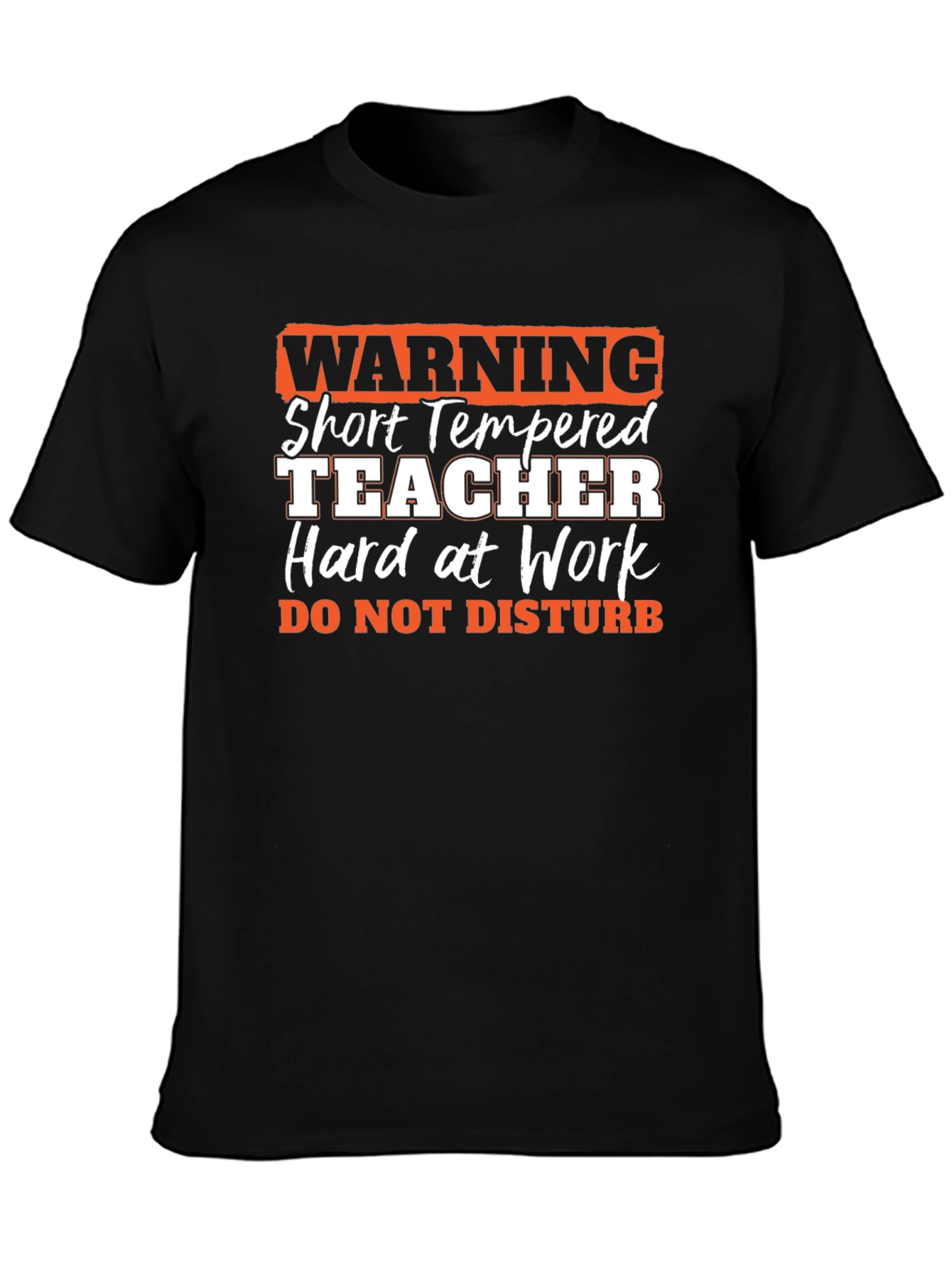 Warning Short Tempered Teacher T-Shirt