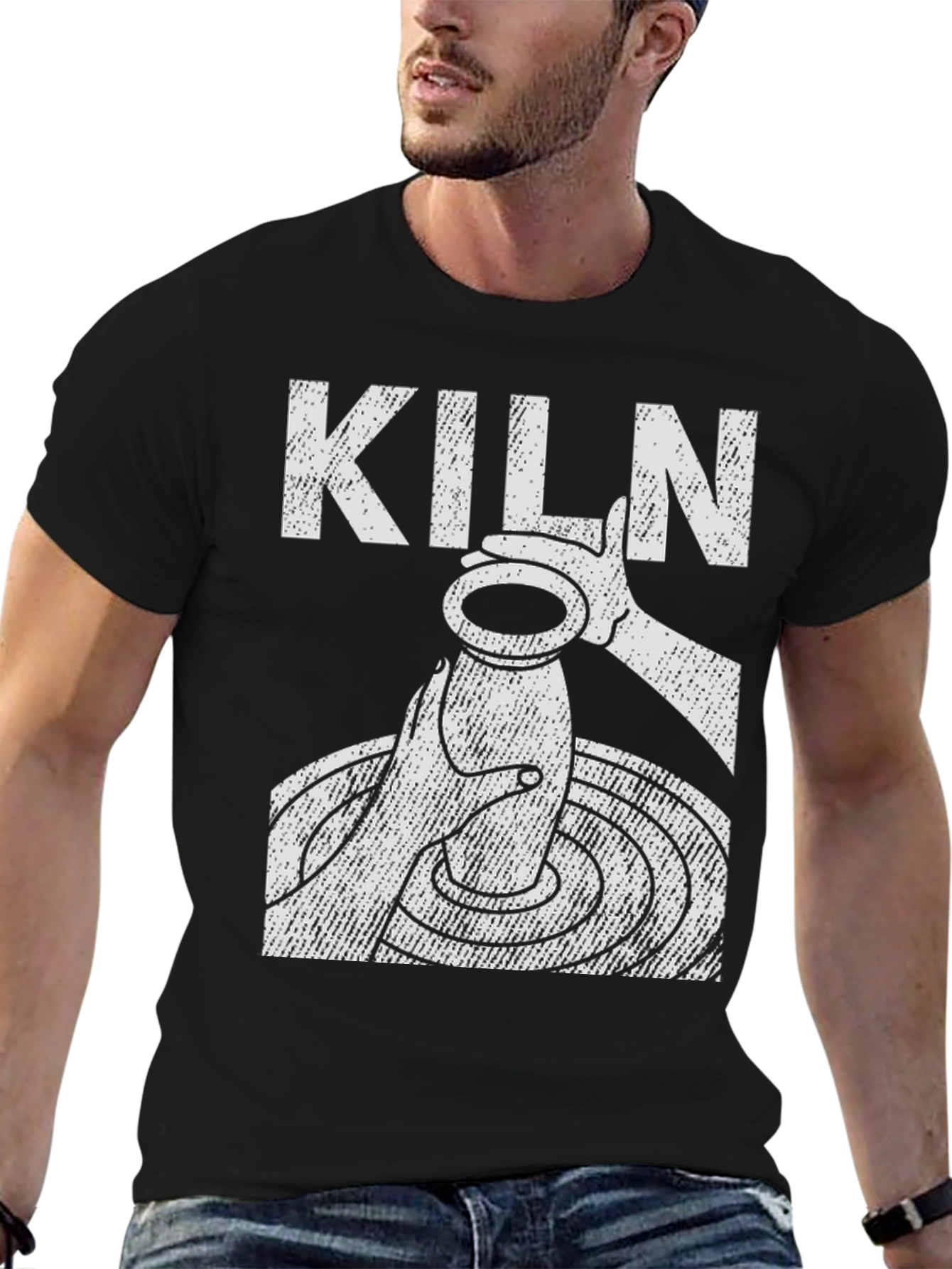 Kiln Pottery T-Shirt - Black Graphic Tee