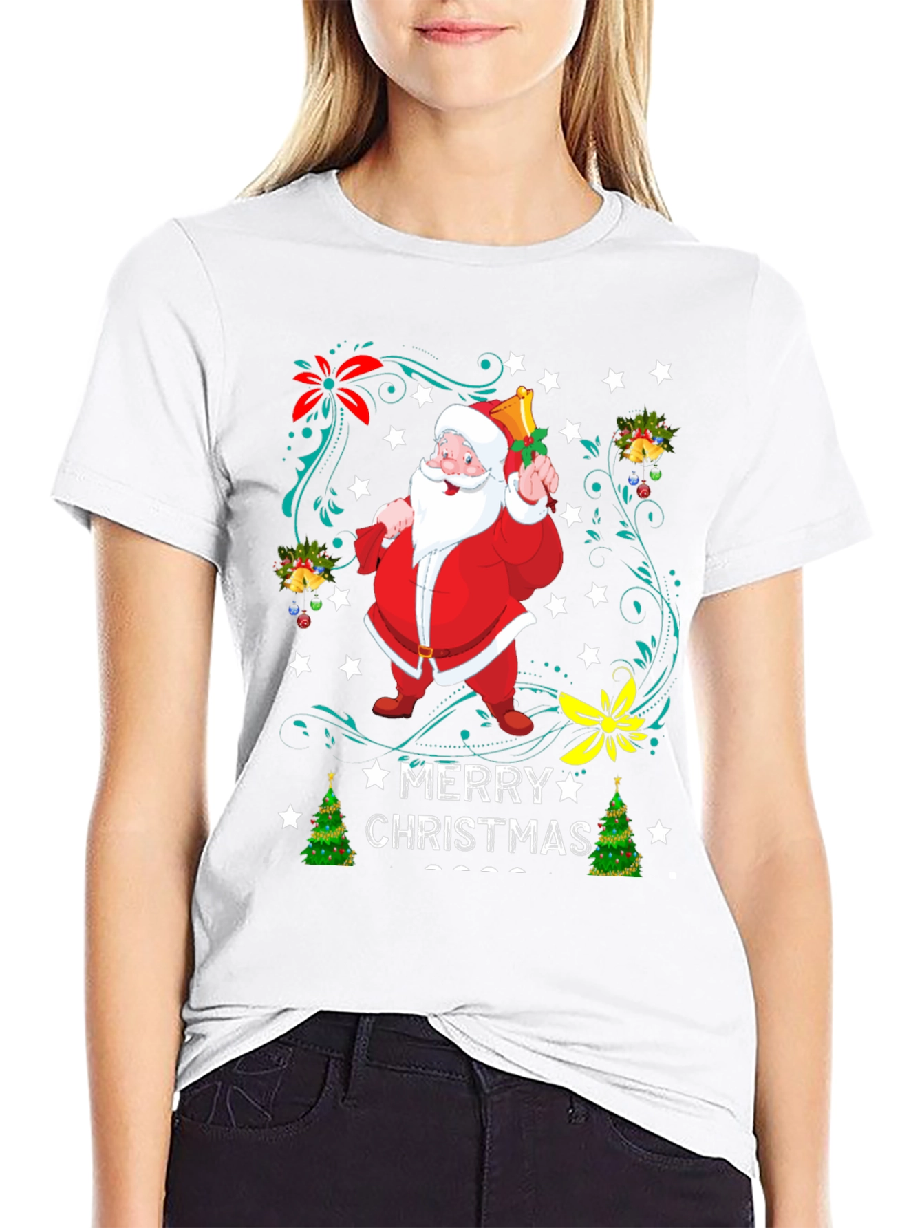Festive Christmas Santa T-Shirt