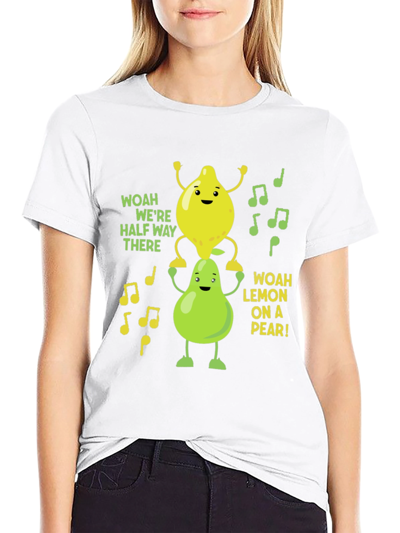 Funny Lemon On A Pear T-Shirt