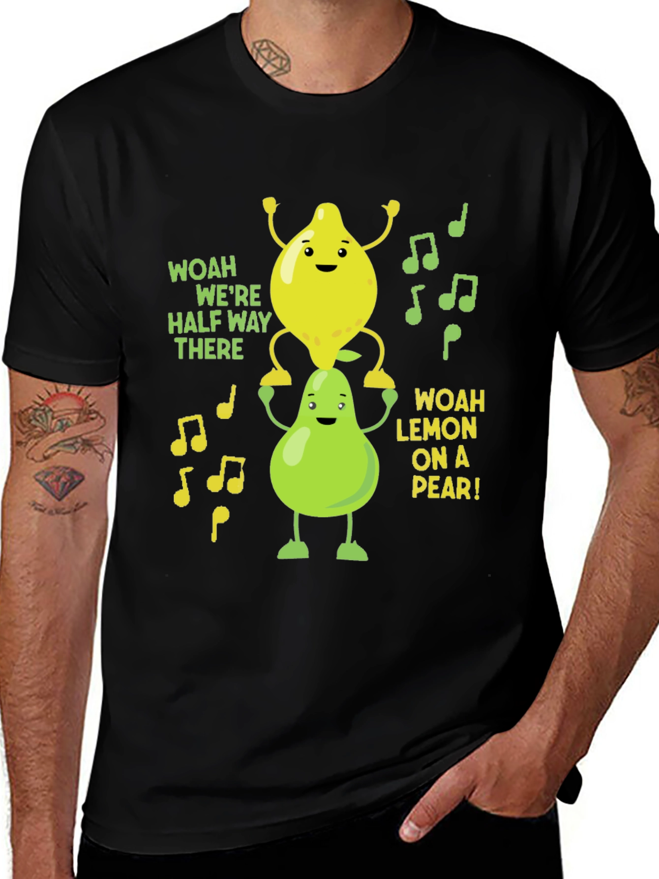 Funny Lemon On A Pear T-Shirt