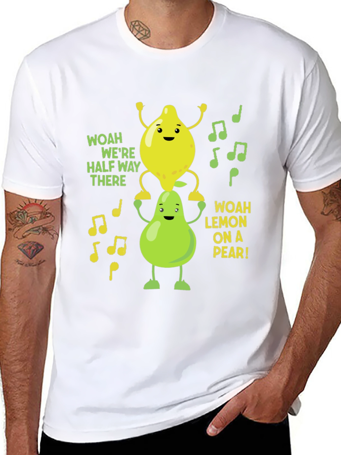 Funny Lemon On A Pear T-Shirt