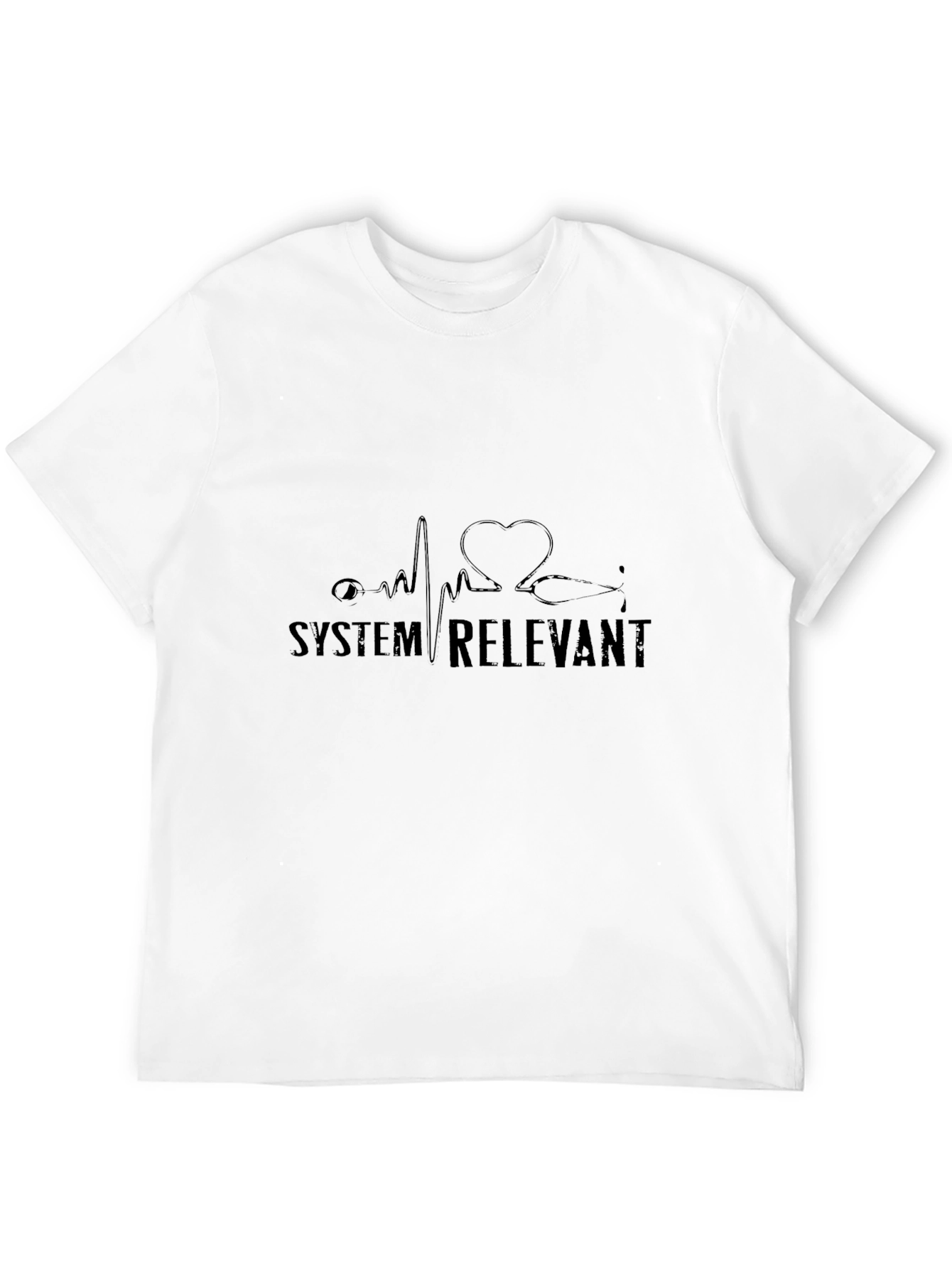 System Relevant Tee - Medical Heartbeat Design