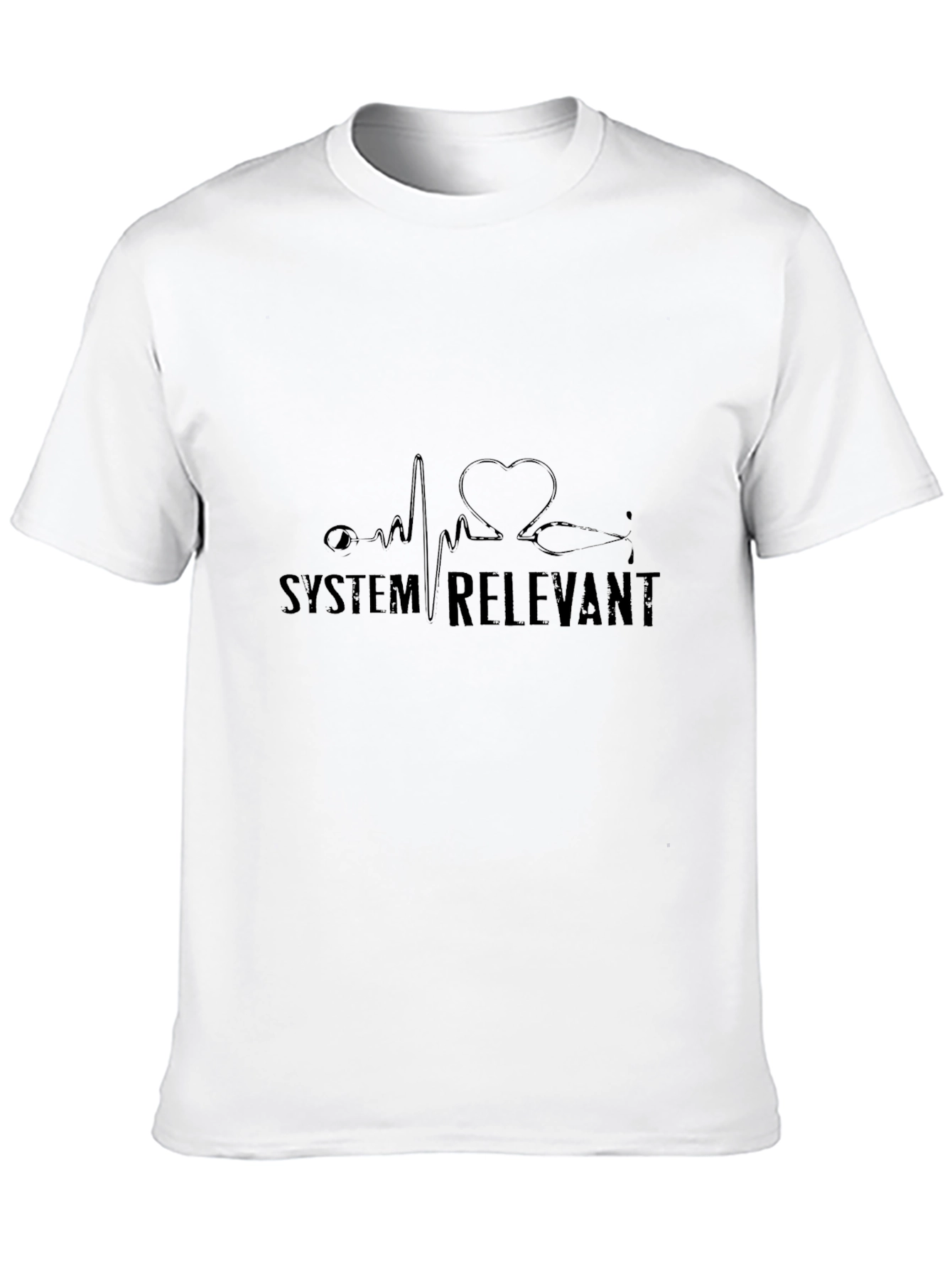 System Relevant Tee - Medical Heartbeat Design