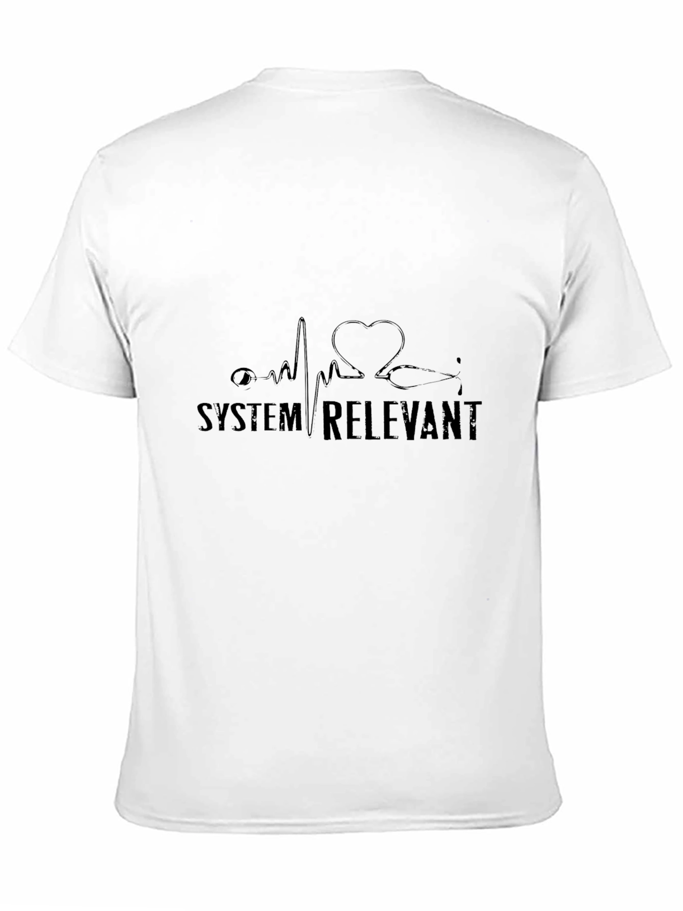 System Relevant Tee - Medical Heartbeat Design