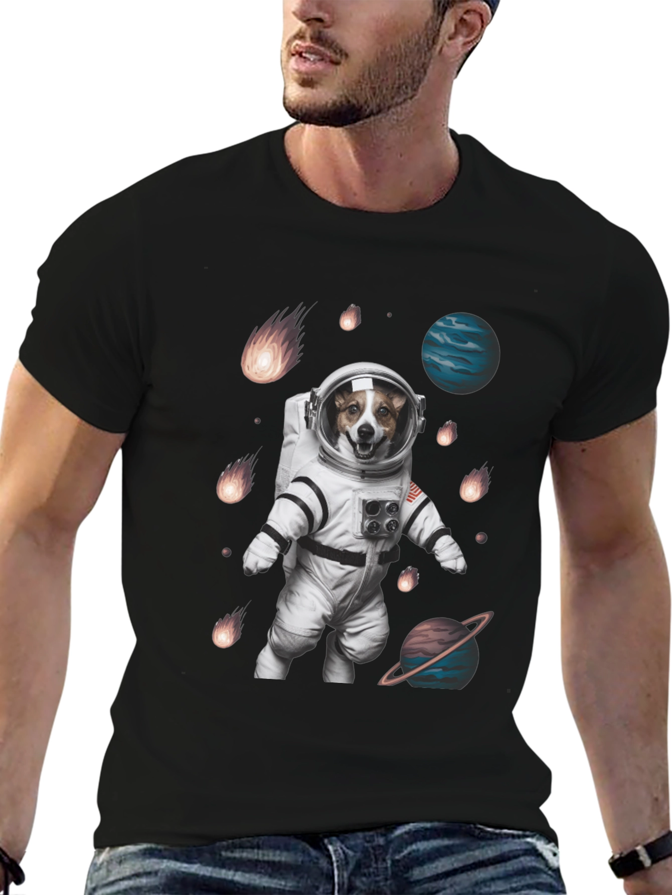Astronaut Dog T-Shirt