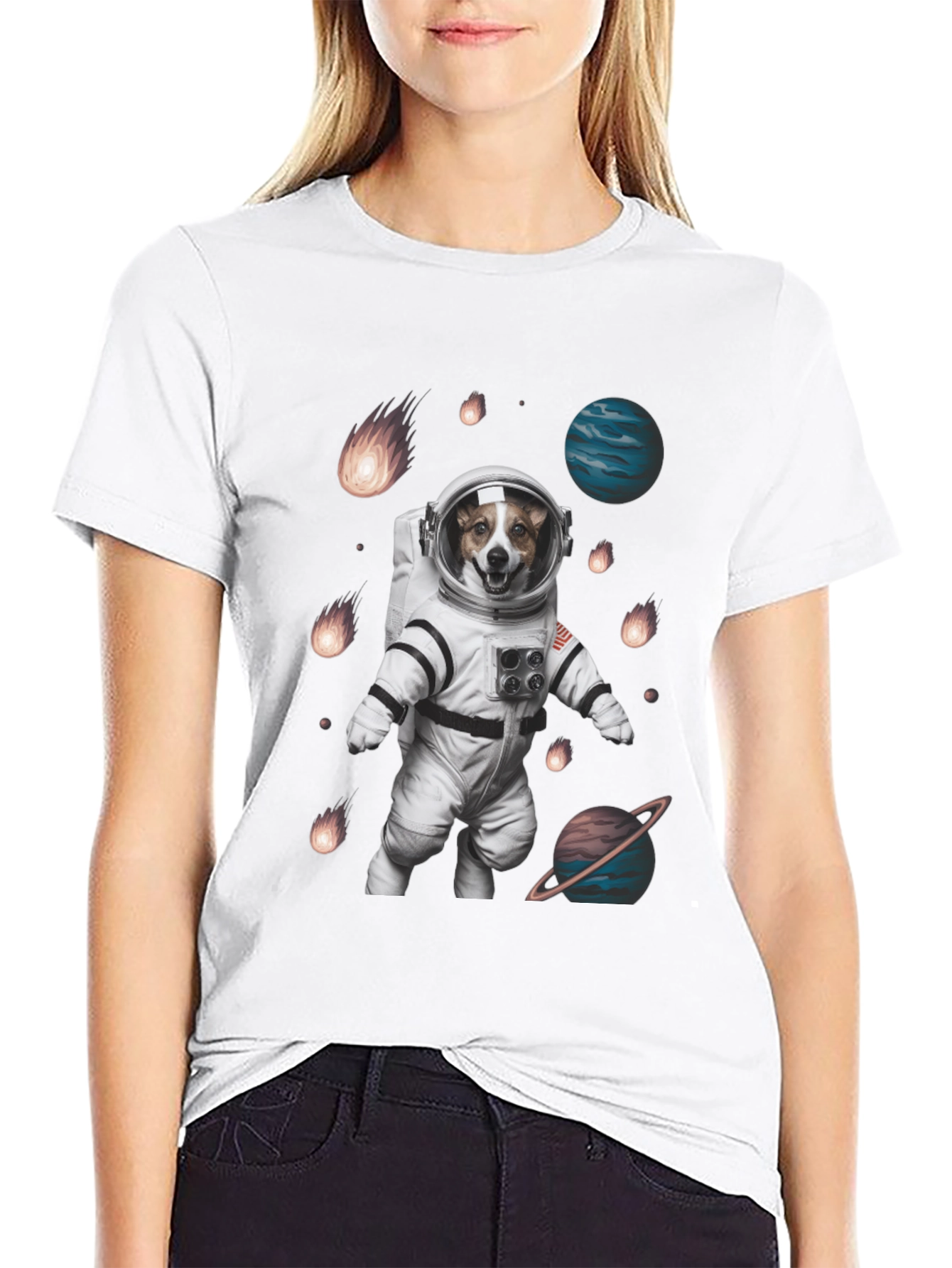 Astronaut Dog T-Shirt