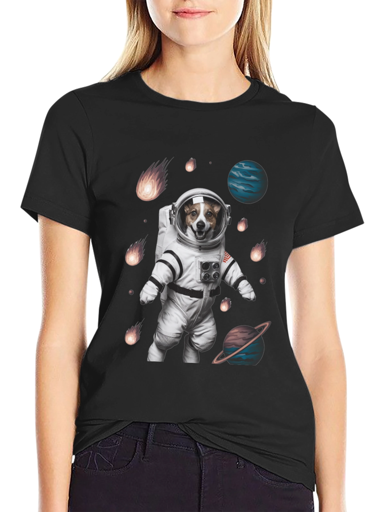 Astronaut Dog T-Shirt