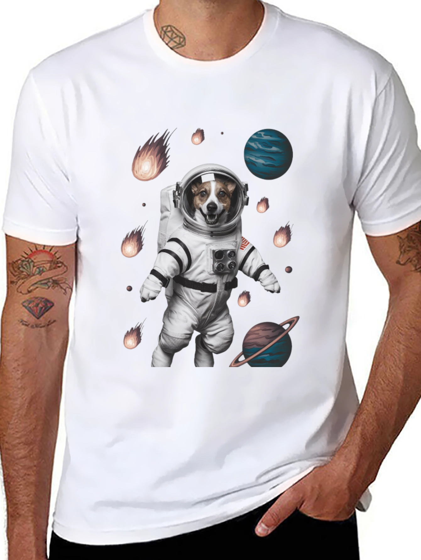 Astronaut Dog T-Shirt