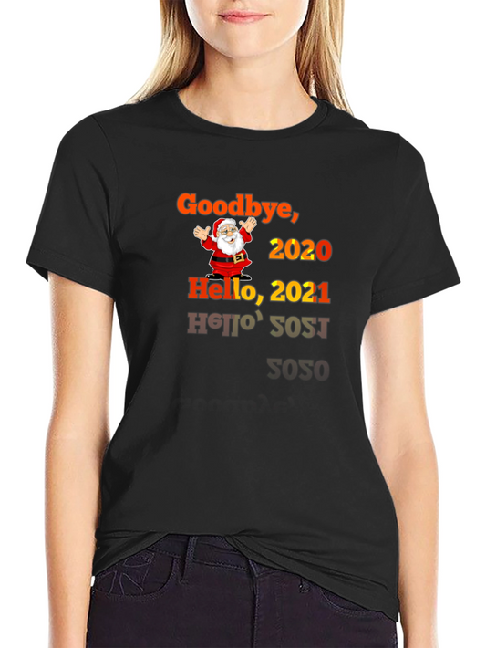 Goodbye 2020 Hello 2021 Santa T-Shirt