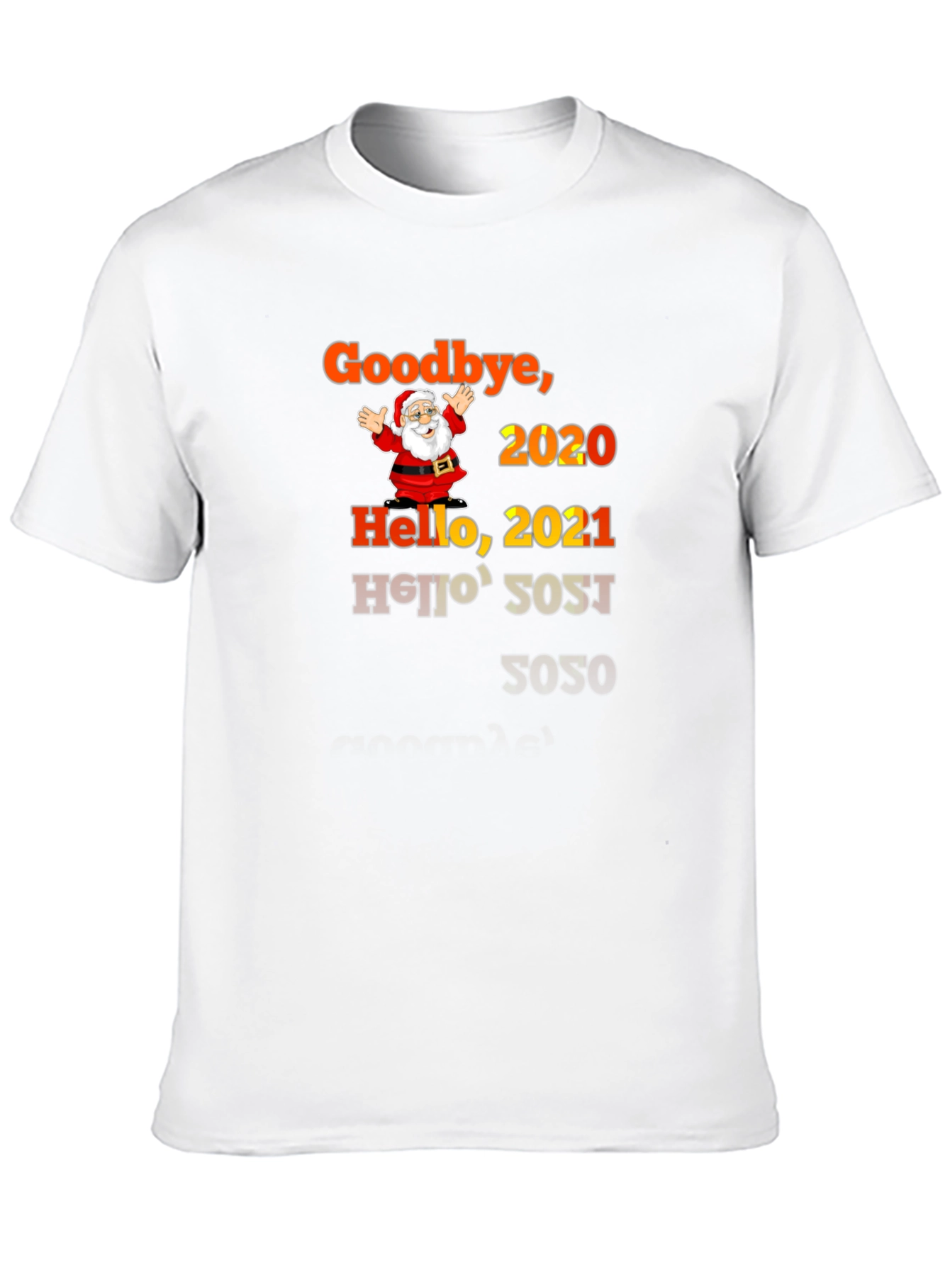 Goodbye 2020 Hello 2021 Santa T-Shirt