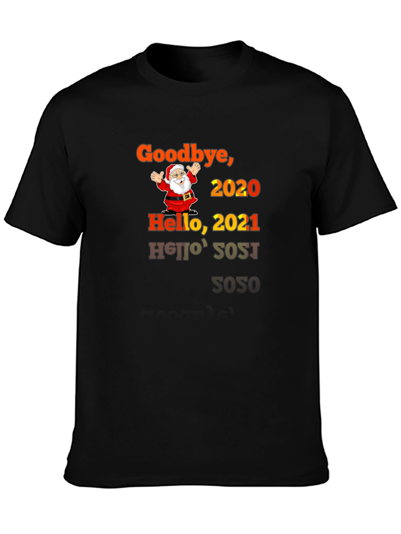 Goodbye 2020 Hello 2021 Santa T-Shirt