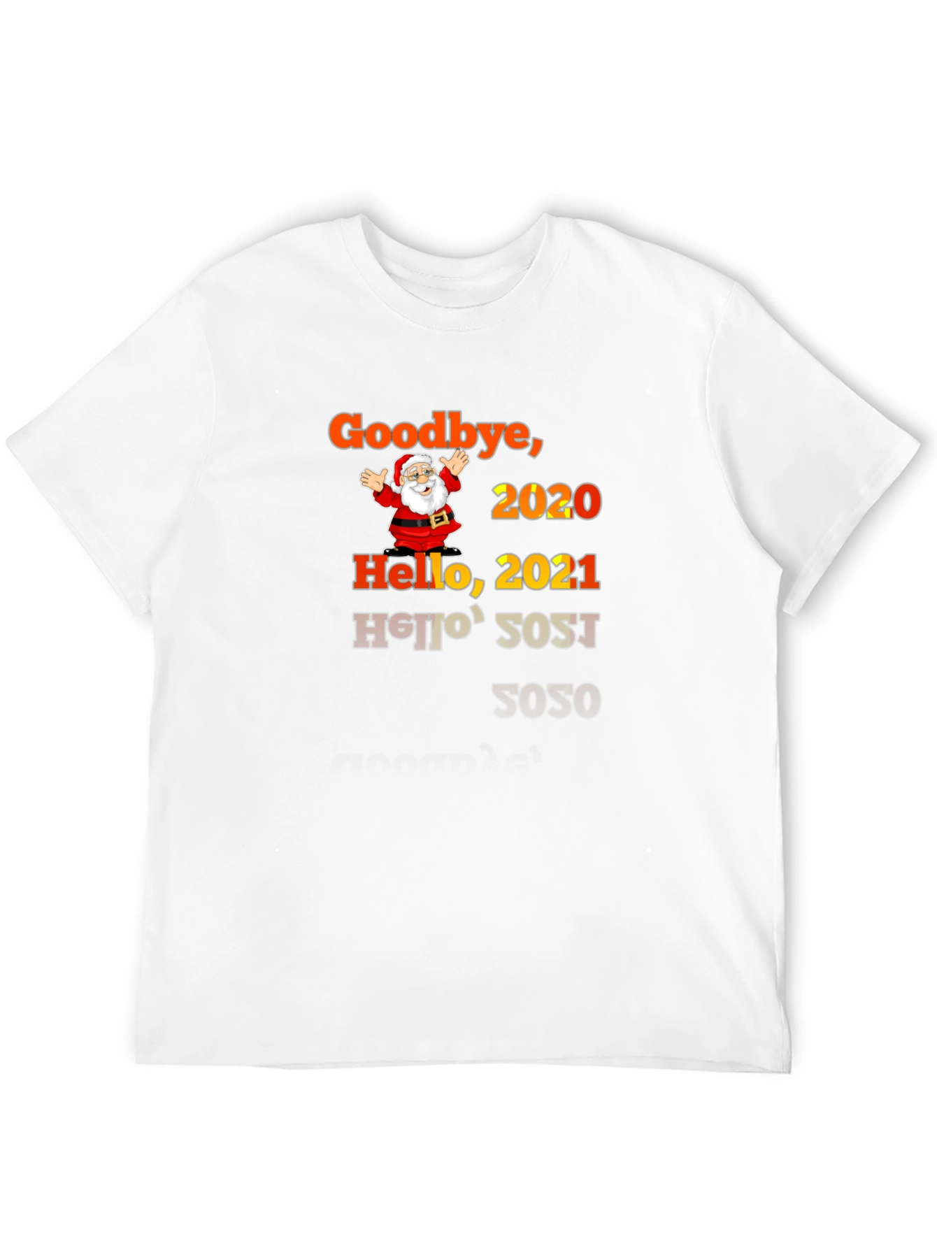 Goodbye 2020 Hello 2021 Santa T-Shirt