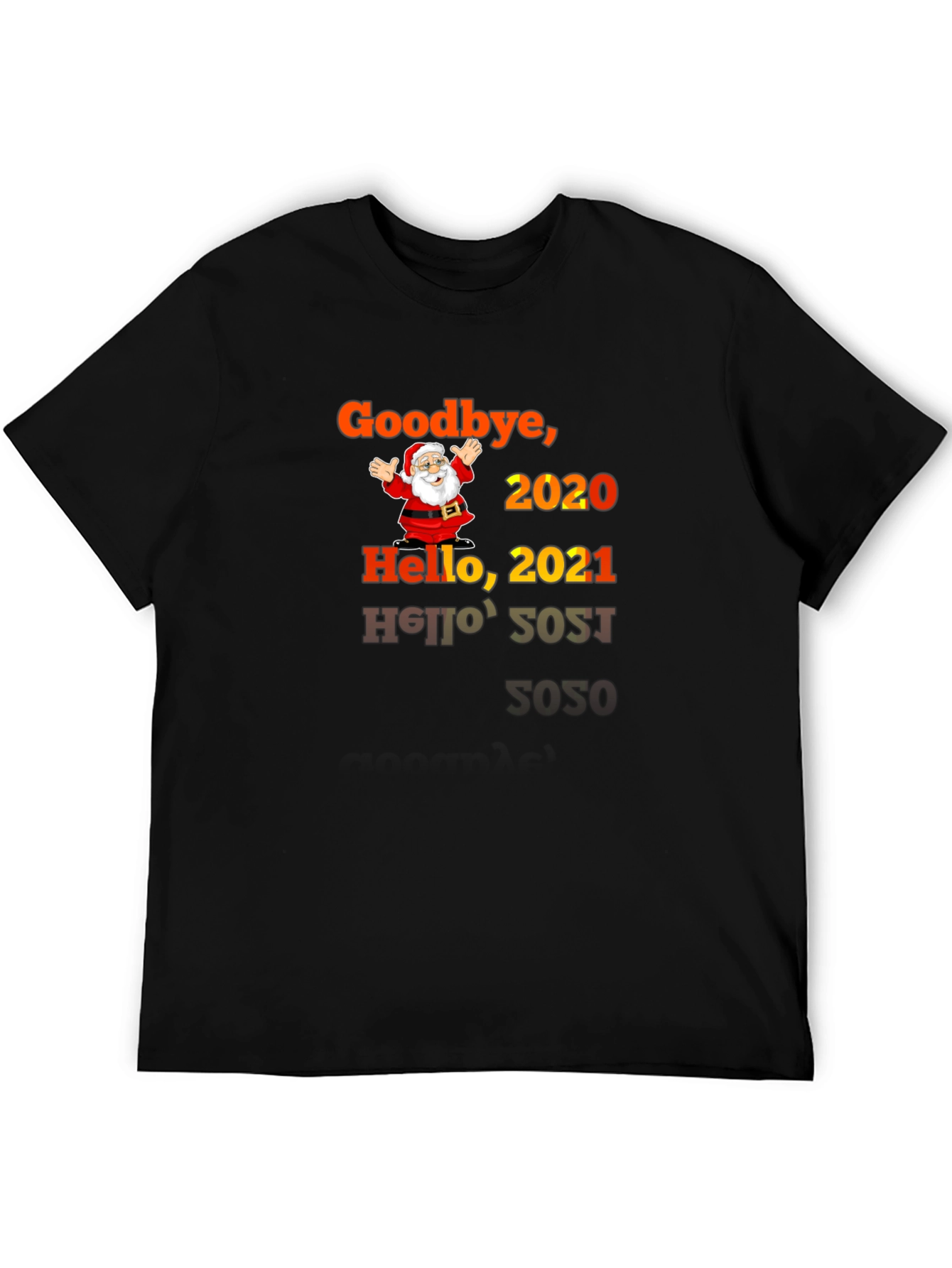 Goodbye 2020 Hello 2021 Santa T-Shirt