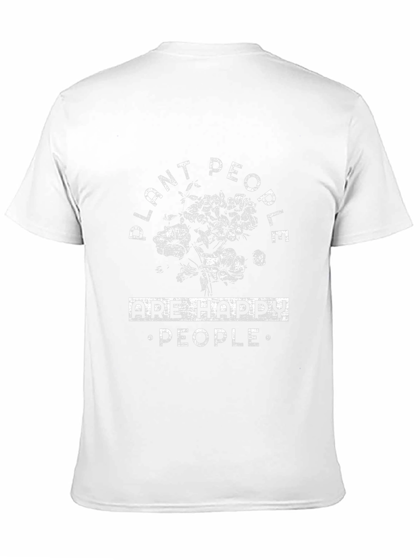 Plant People Are Happy People T-Shirt - Black