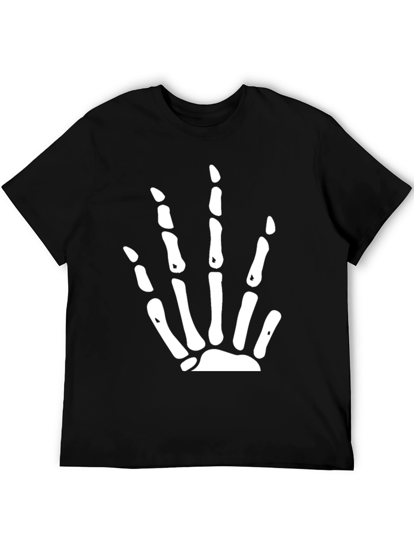 Skeleton Hand Graphic Black T-Shirt