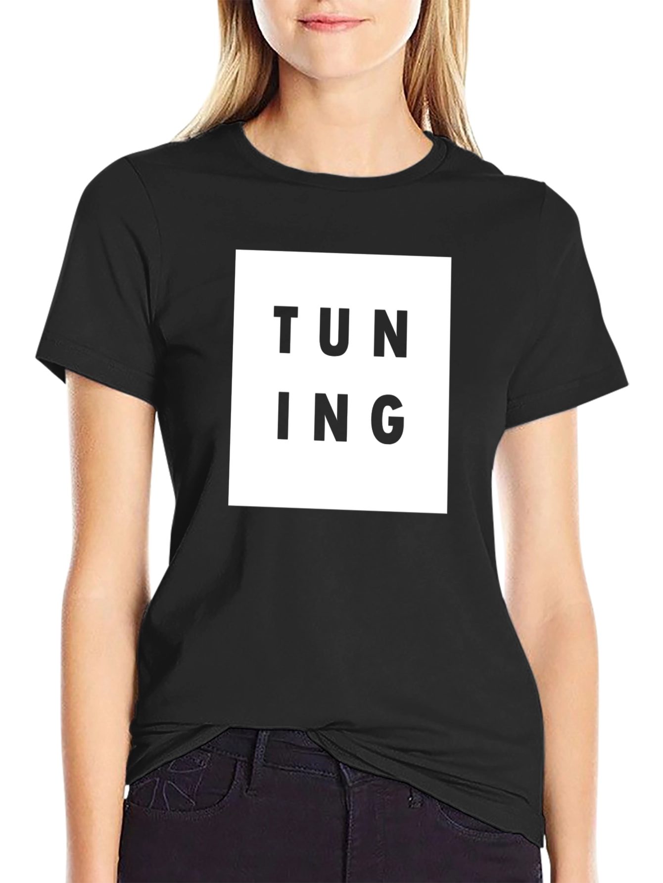 Tuning Graphic T-Shirt - Black