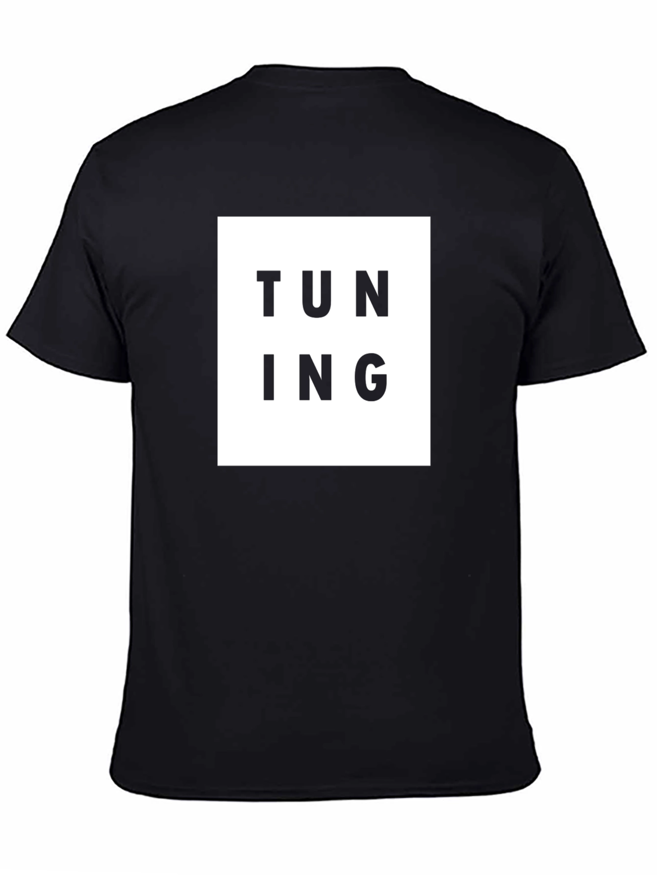 Tuning Graphic T-Shirt - Black