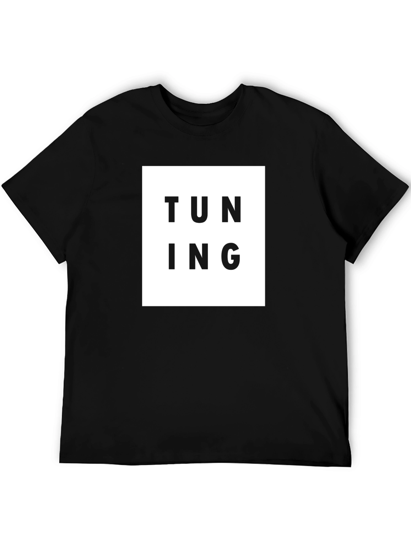 Tuning Graphic T-Shirt - Black