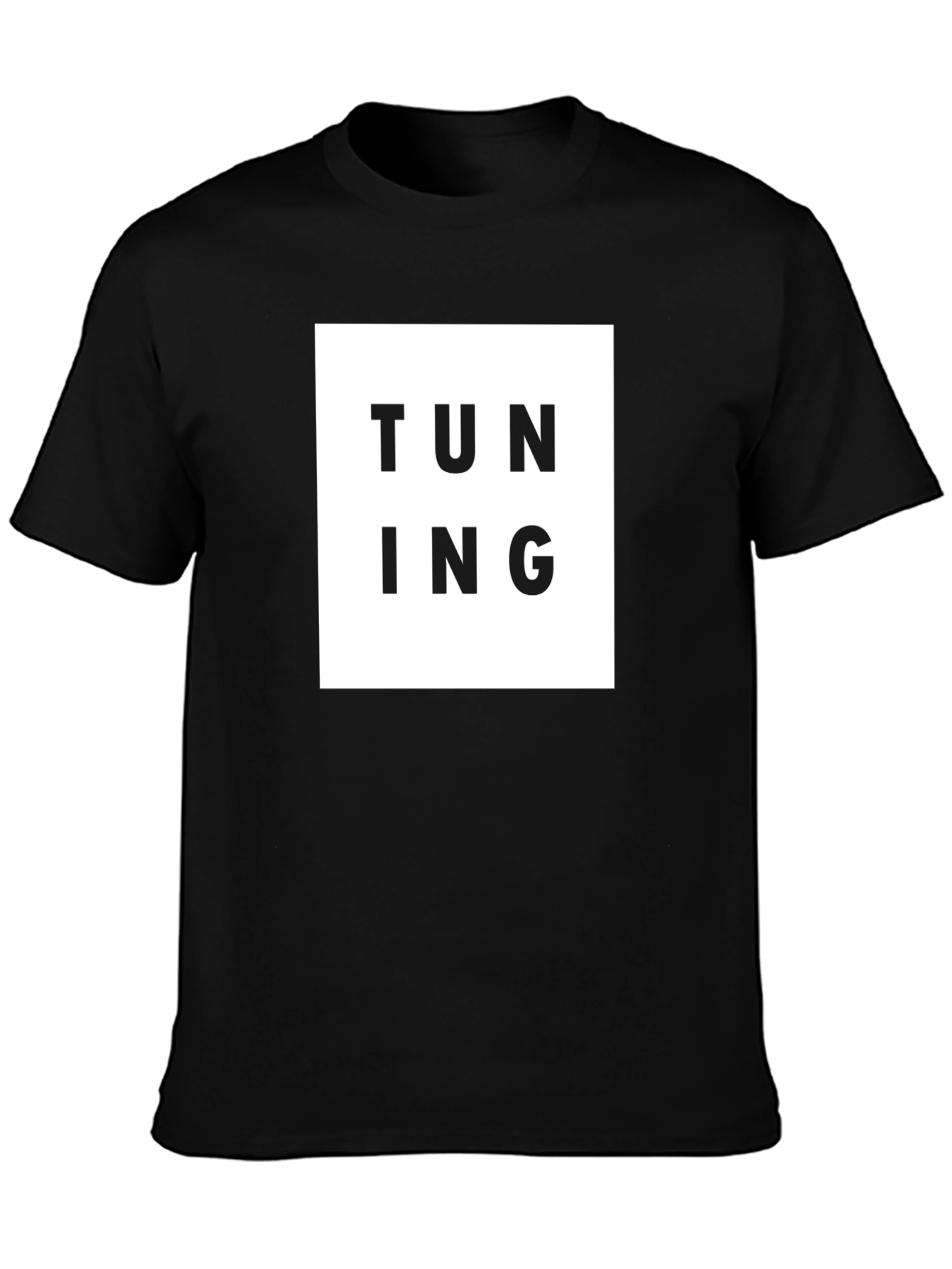 Tuning Graphic T-Shirt - Black
