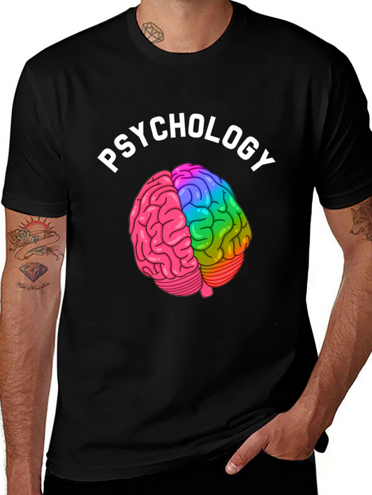 Psychology Brain Graphic T-Shirt