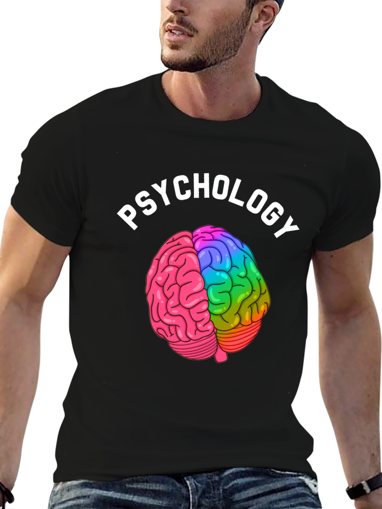 Psychology Brain Graphic T-Shirt