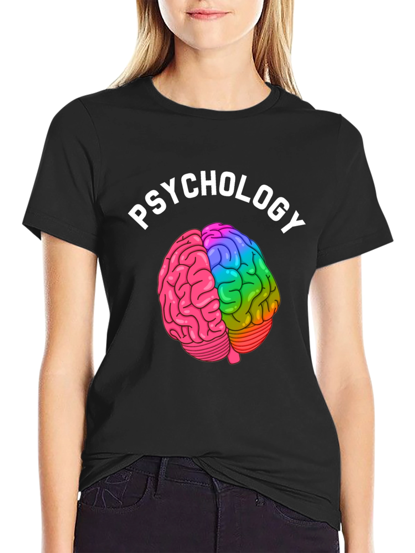 Psychology Brain Graphic T-Shirt
