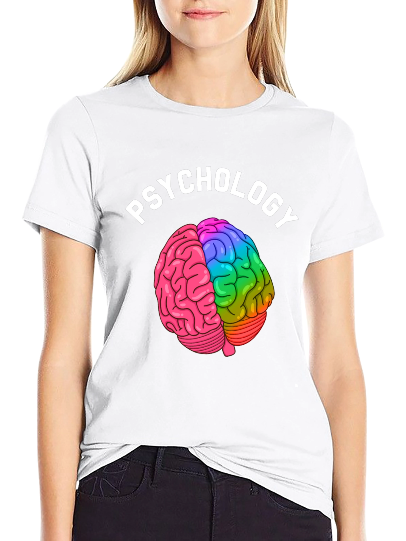 Psychology Brain Graphic T-Shirt