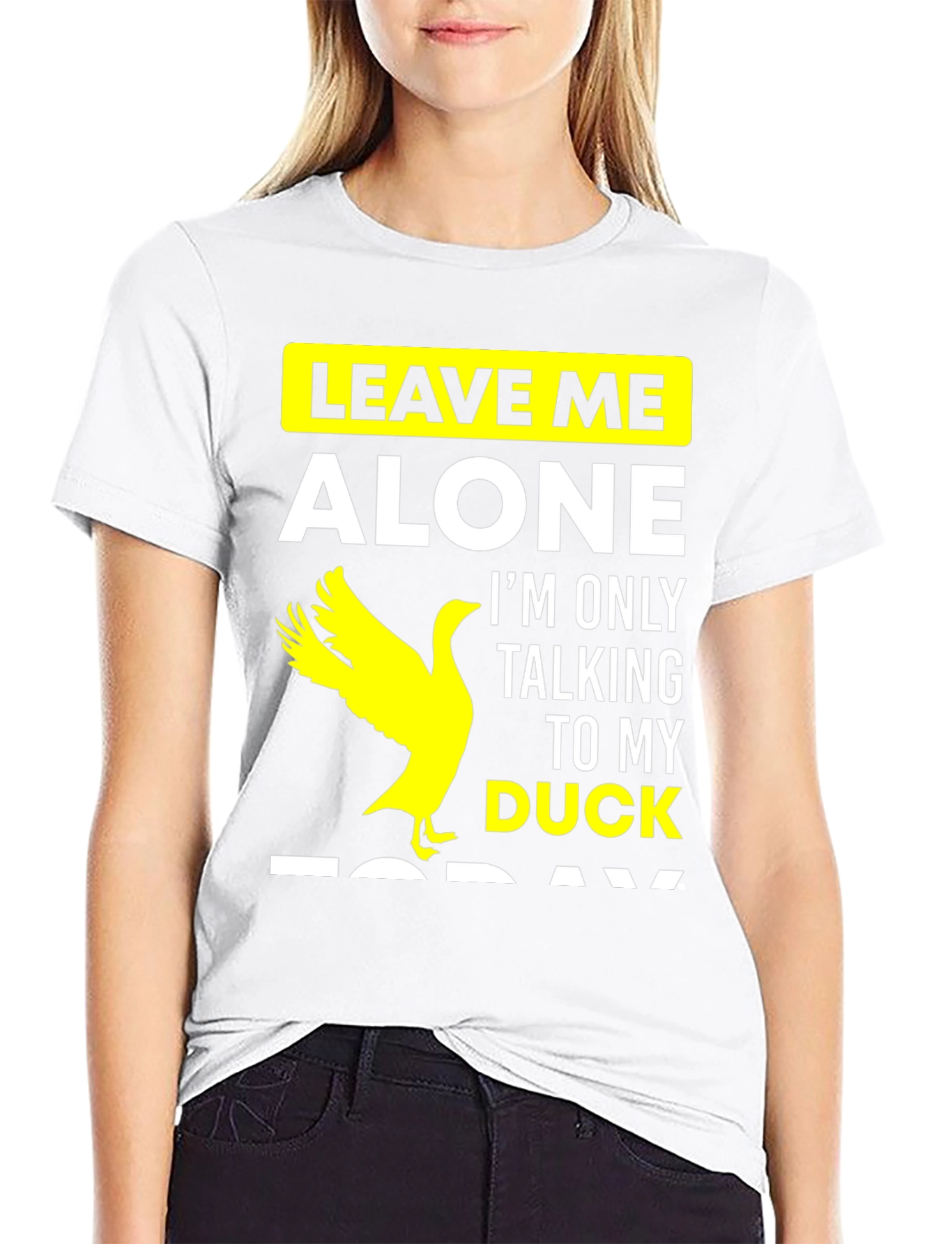 Leave Me Alone Duck T-Shirt