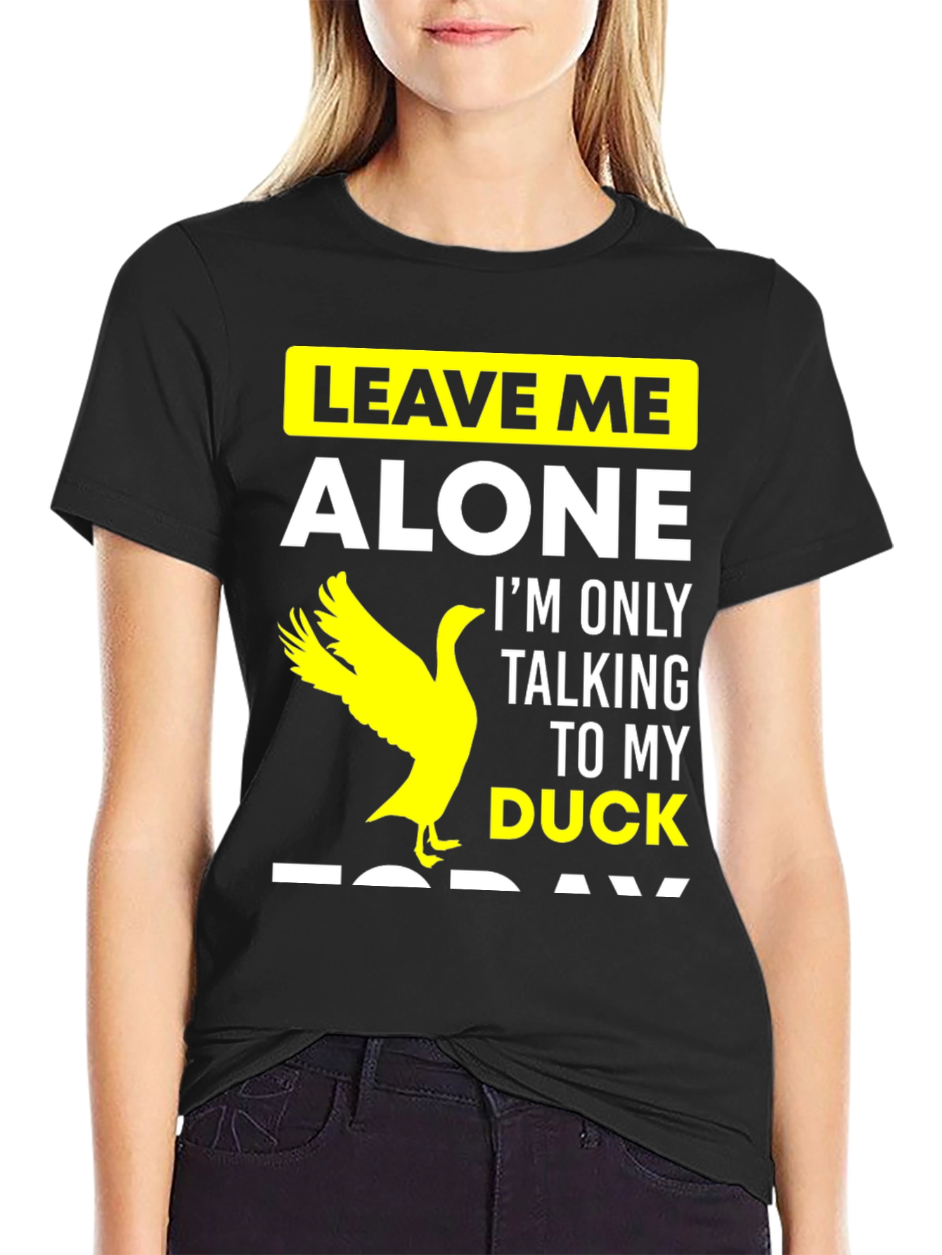 Leave Me Alone Duck T-Shirt